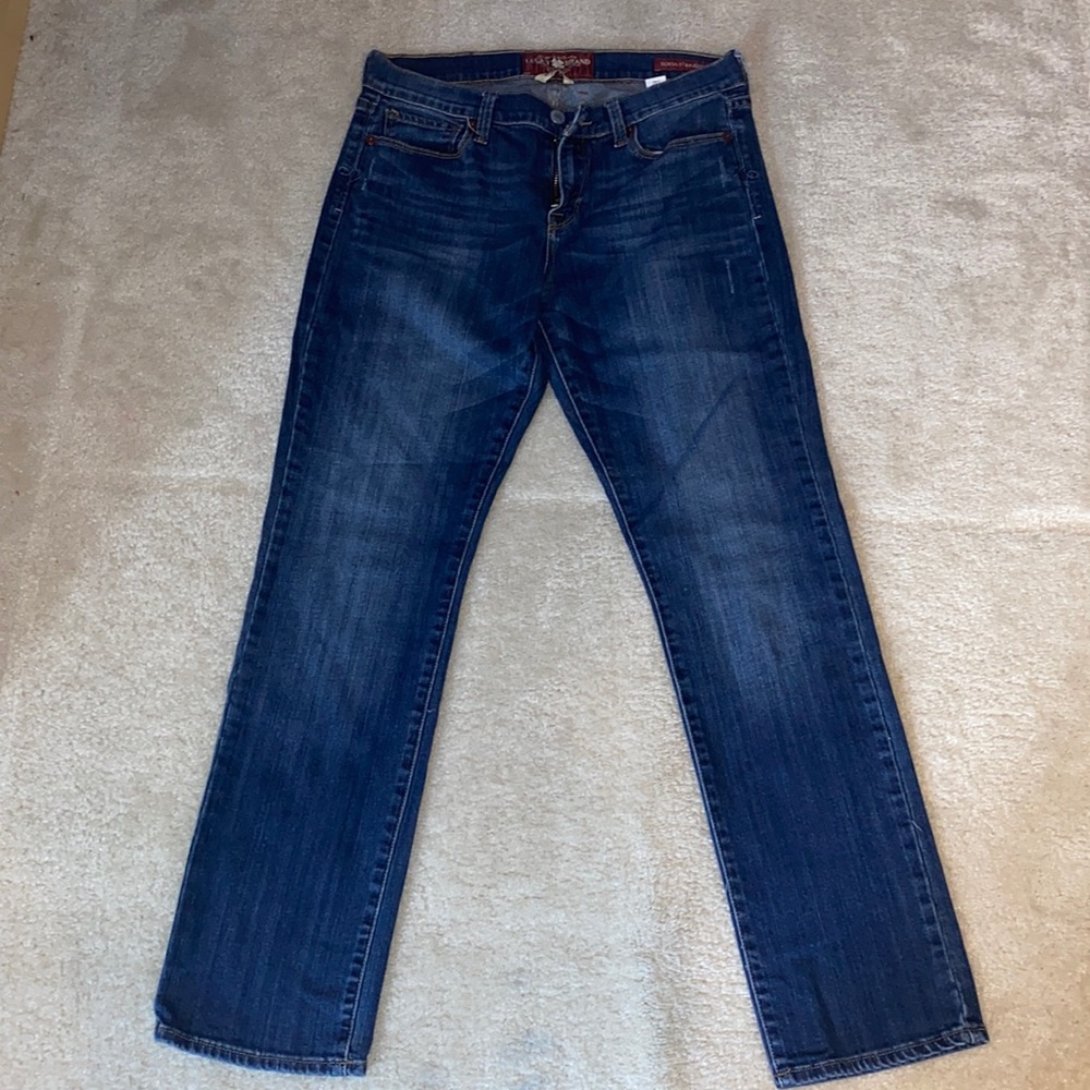 Lucky Brand Sofia Straight Ankle jeans.